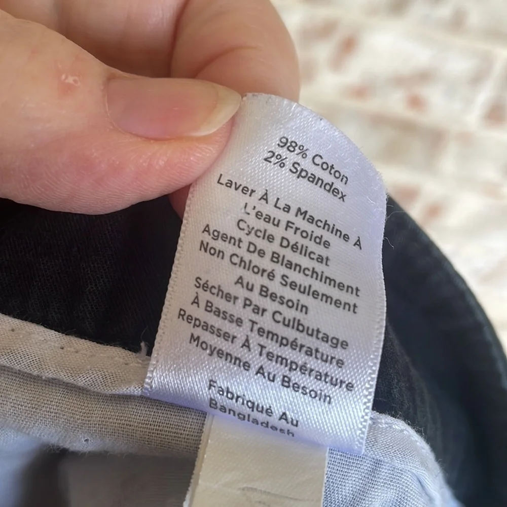 Talbot’s Black Chino Trouser Shorts